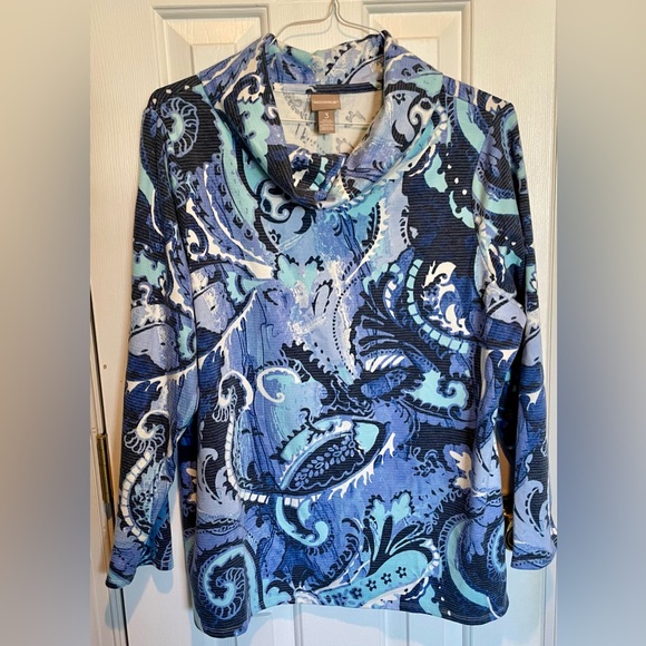 Chico's Tops - Fleece Cowl Neck Chico’s Top